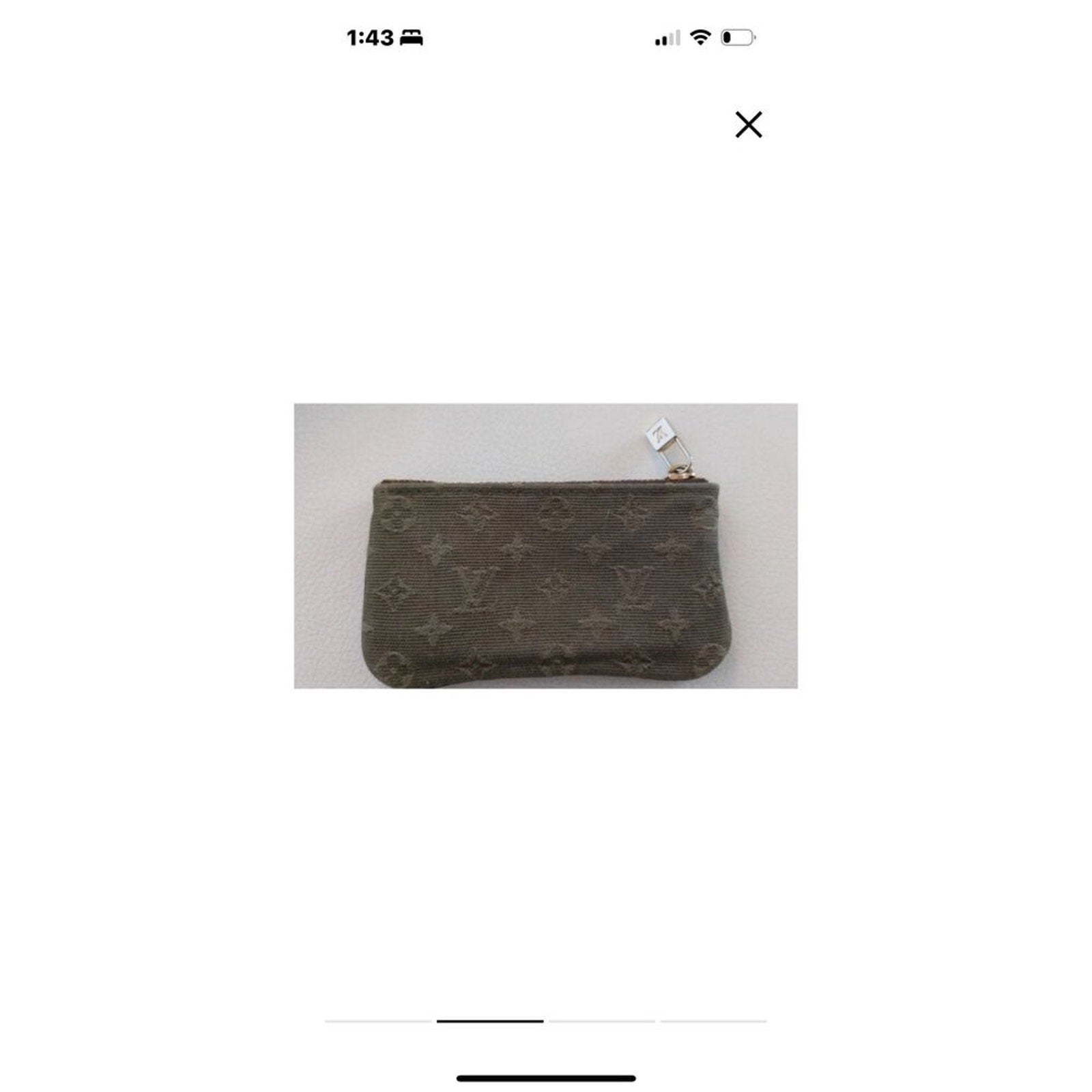 Louis Vuitton Denim Pouch Wallet