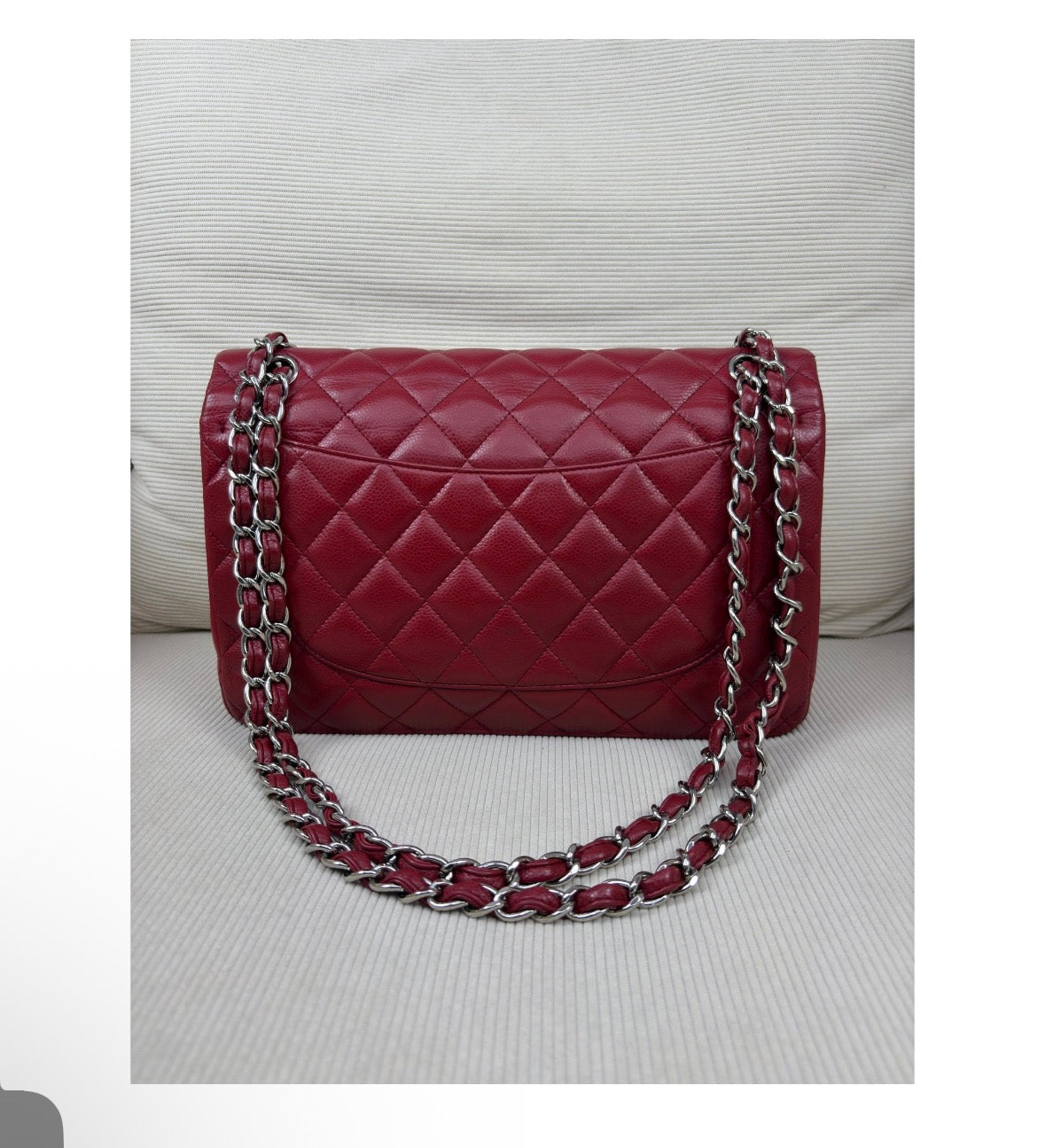 Chanel Classic Double Flap Bag – Red Lambskin with Gold-Tone Hardware
