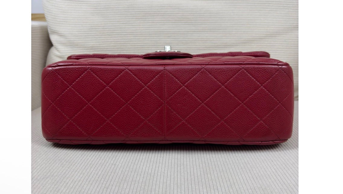 Chanel Classic Double Flap Bag – Red Lambskin with Gold-Tone Hardware