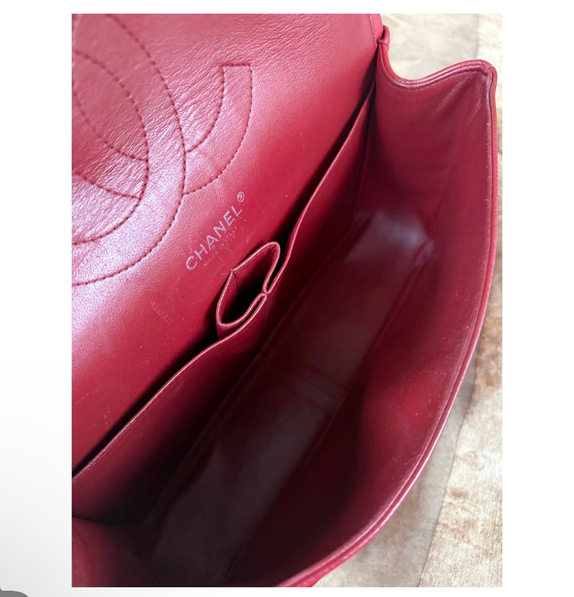 Chanel Classic Double Flap Bag – Red Lambskin with Gold-Tone Hardware