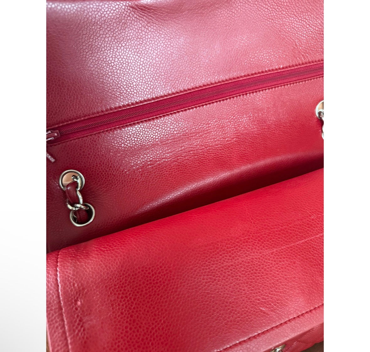 Chanel Classic Double Flap Bag – Red Lambskin with Gold-Tone Hardware