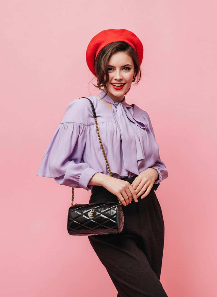 YSL Patent Leather Sade Bag