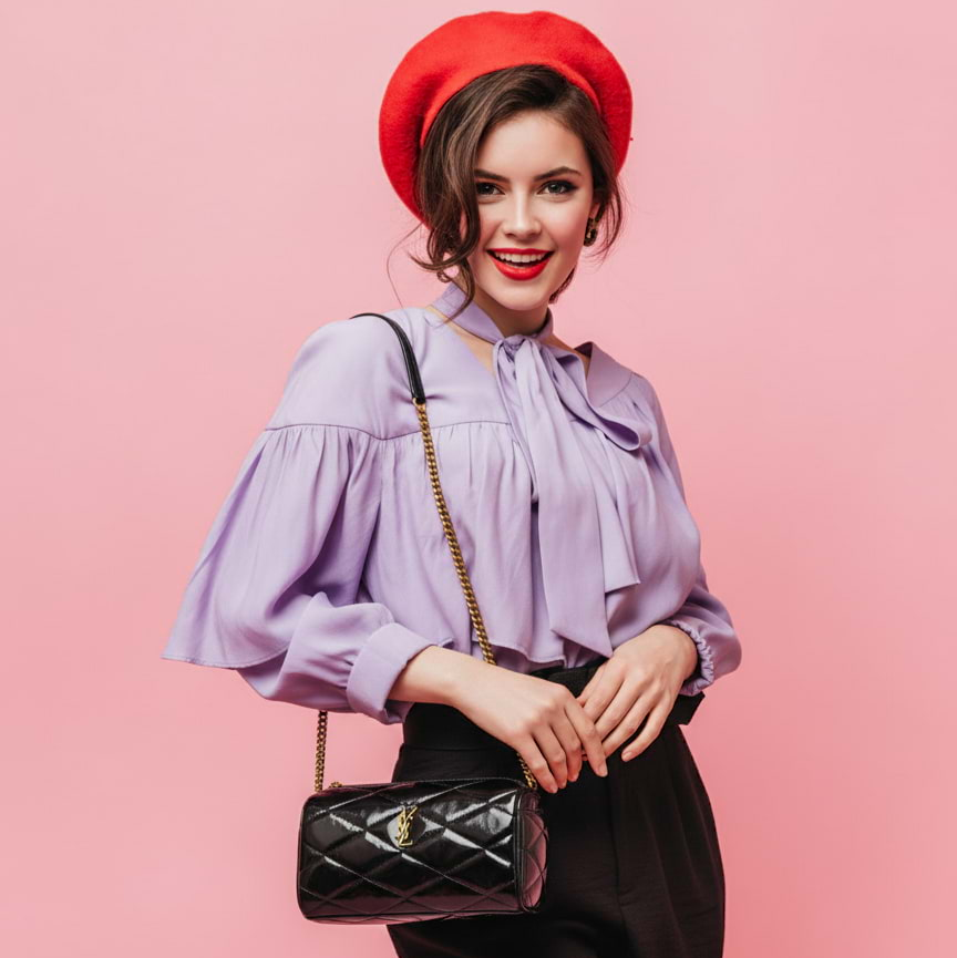 YSL Patent Leather Sade Bag