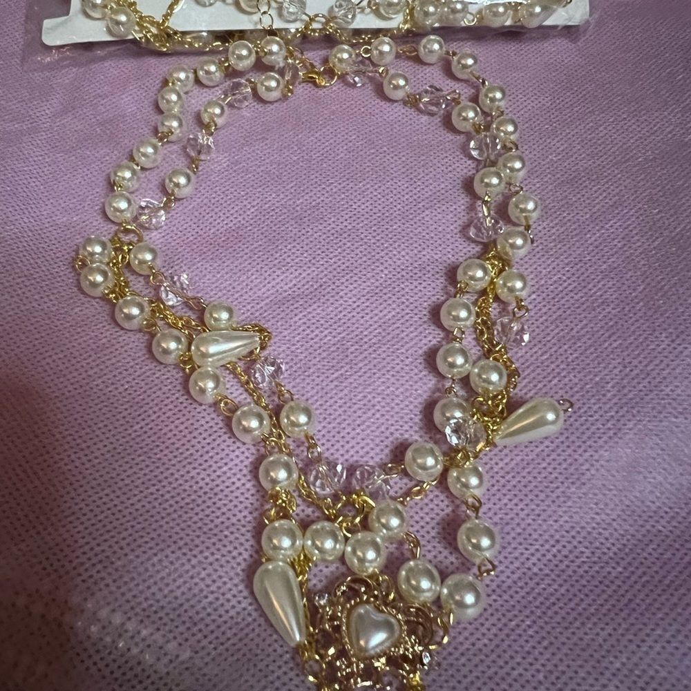 Victorian Gold Plated necklace
