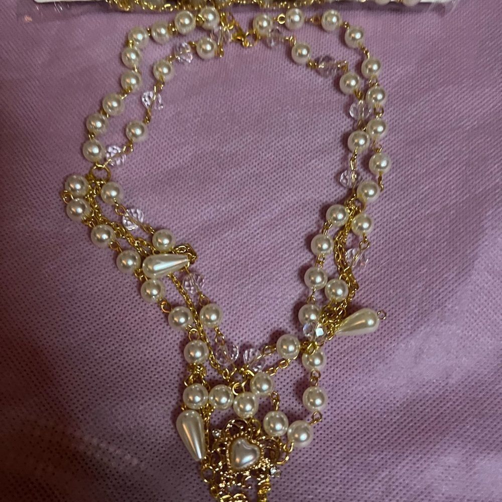 Victorian Gold Plated necklace