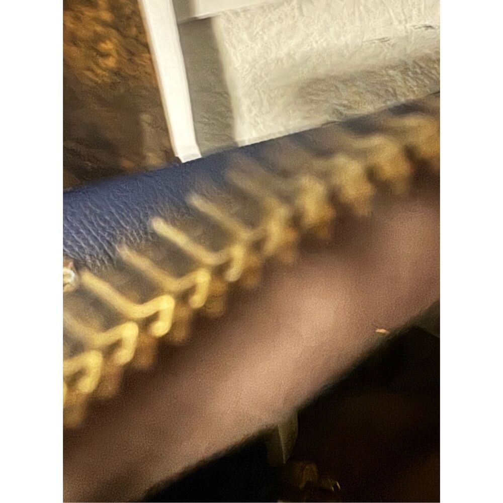 Rocker studded navy hobo tote bag