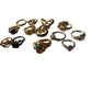 Gold Earings Rings