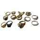 Gold Earings Rings