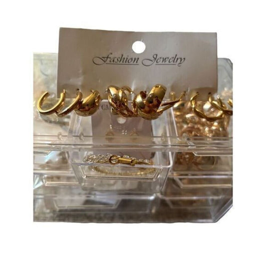 Gold Earings Rings