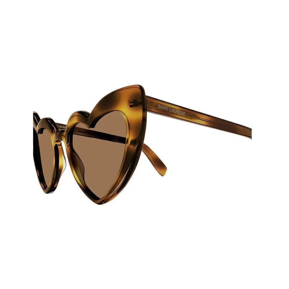 YSL Havana Heart Shaped Sunglasses