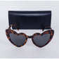 YSL Havana Heart Shaped Sunglasses