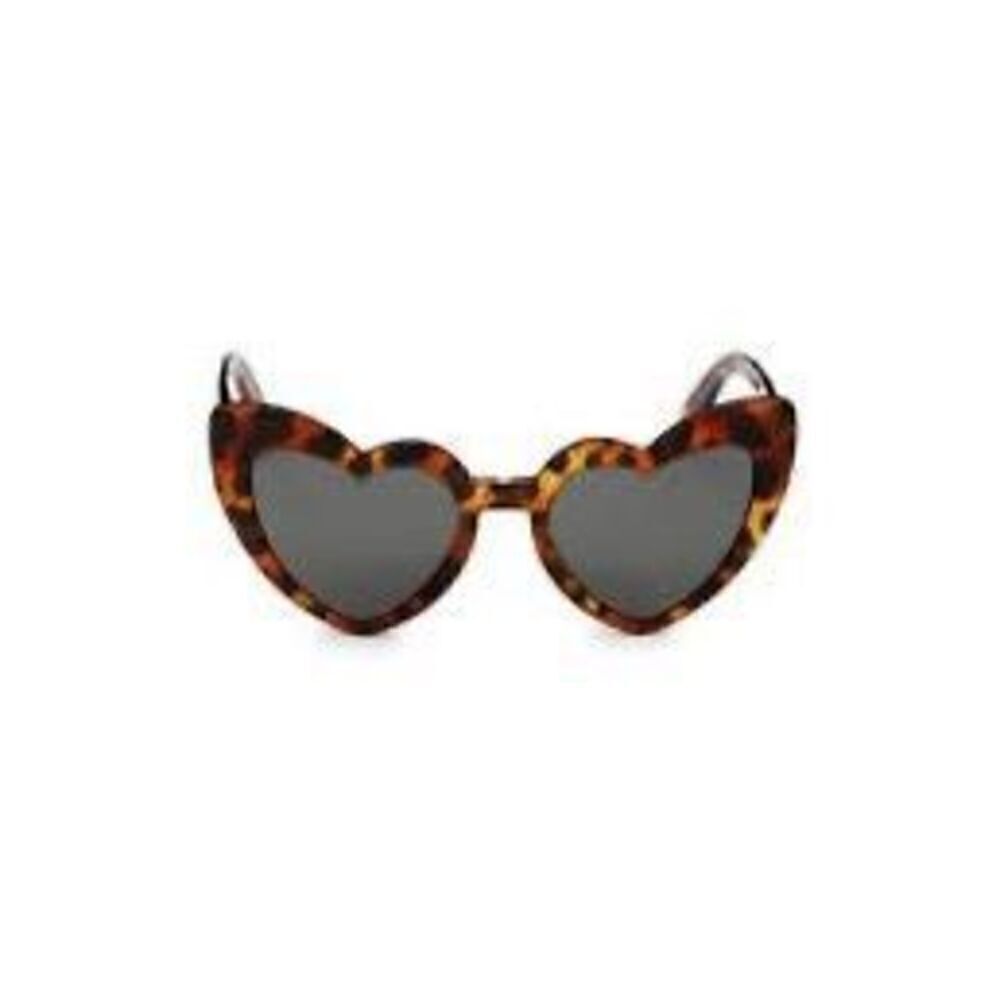 YSL Havana Heart Shaped Sunglasses
