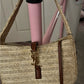 Woven shoulder bag set