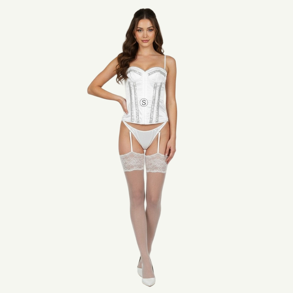 satin corset bundle