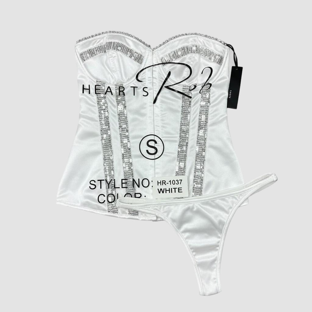 satin corset bundle