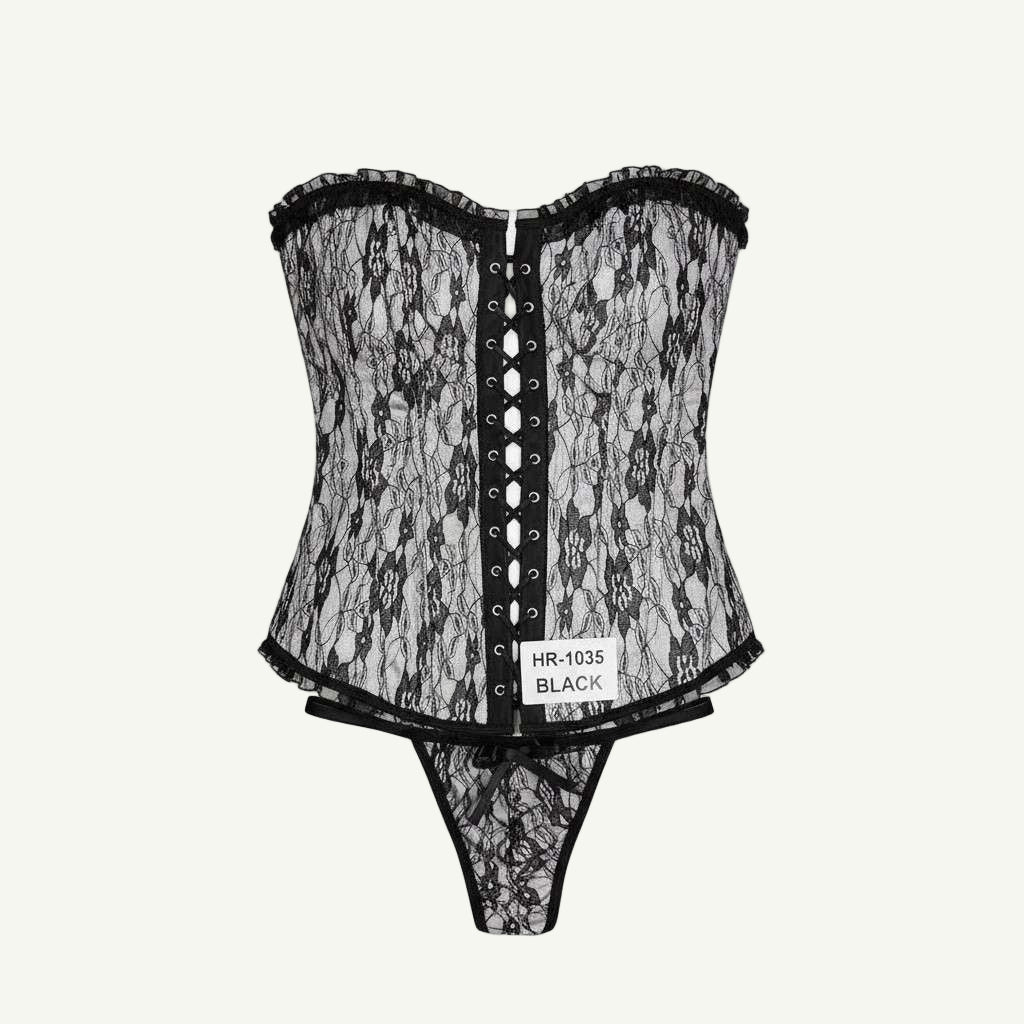 satin corset bundle