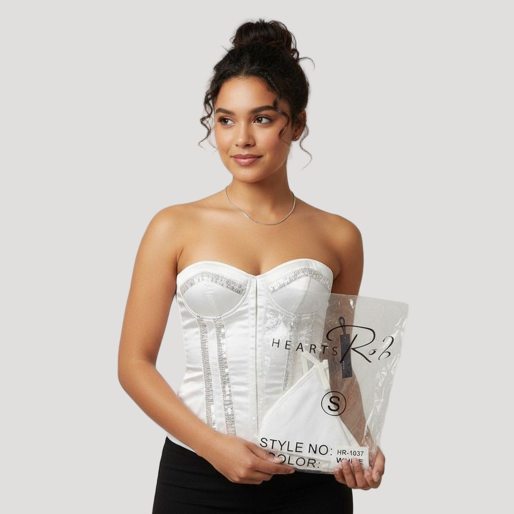 satin corset bundle